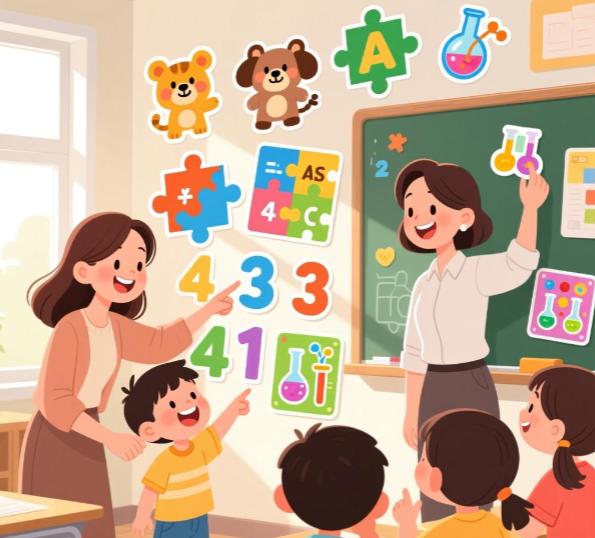 Interactive educational stickers have sparked a craze among parents and teachers, perfectly integrating learning with gaming